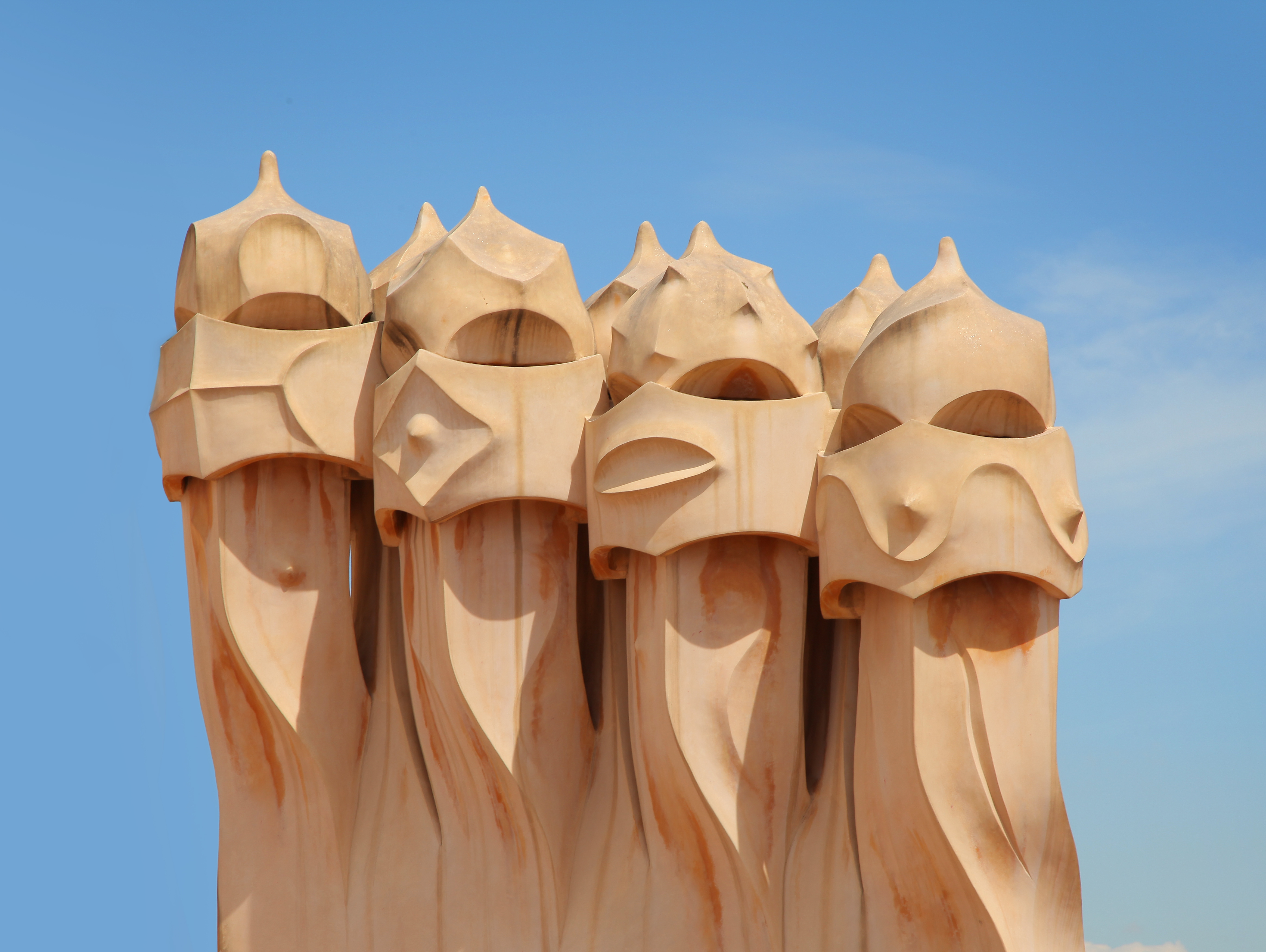 Heads of Casa Mila