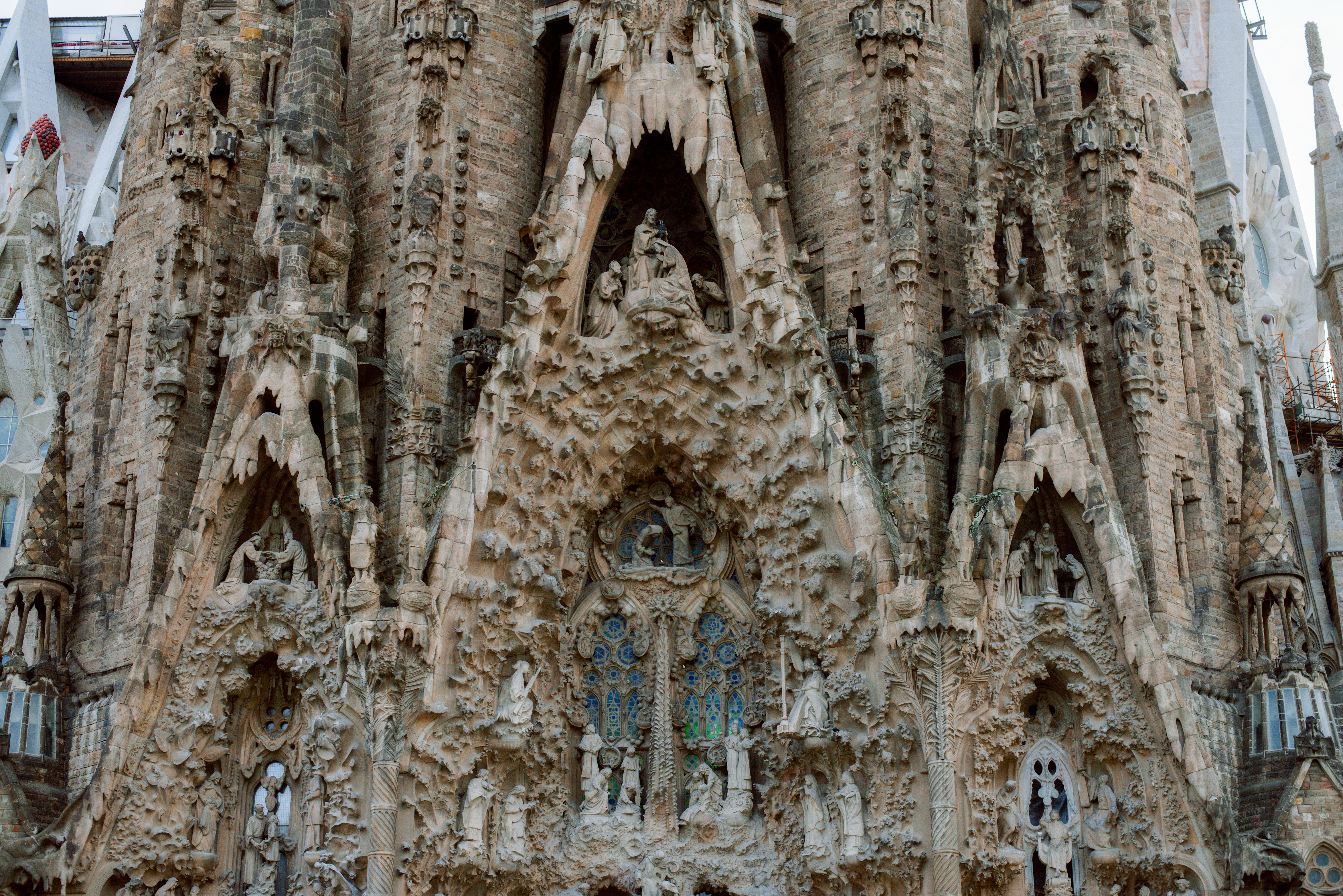 La Sagrada Familia - the cathedral designed by Gaudi