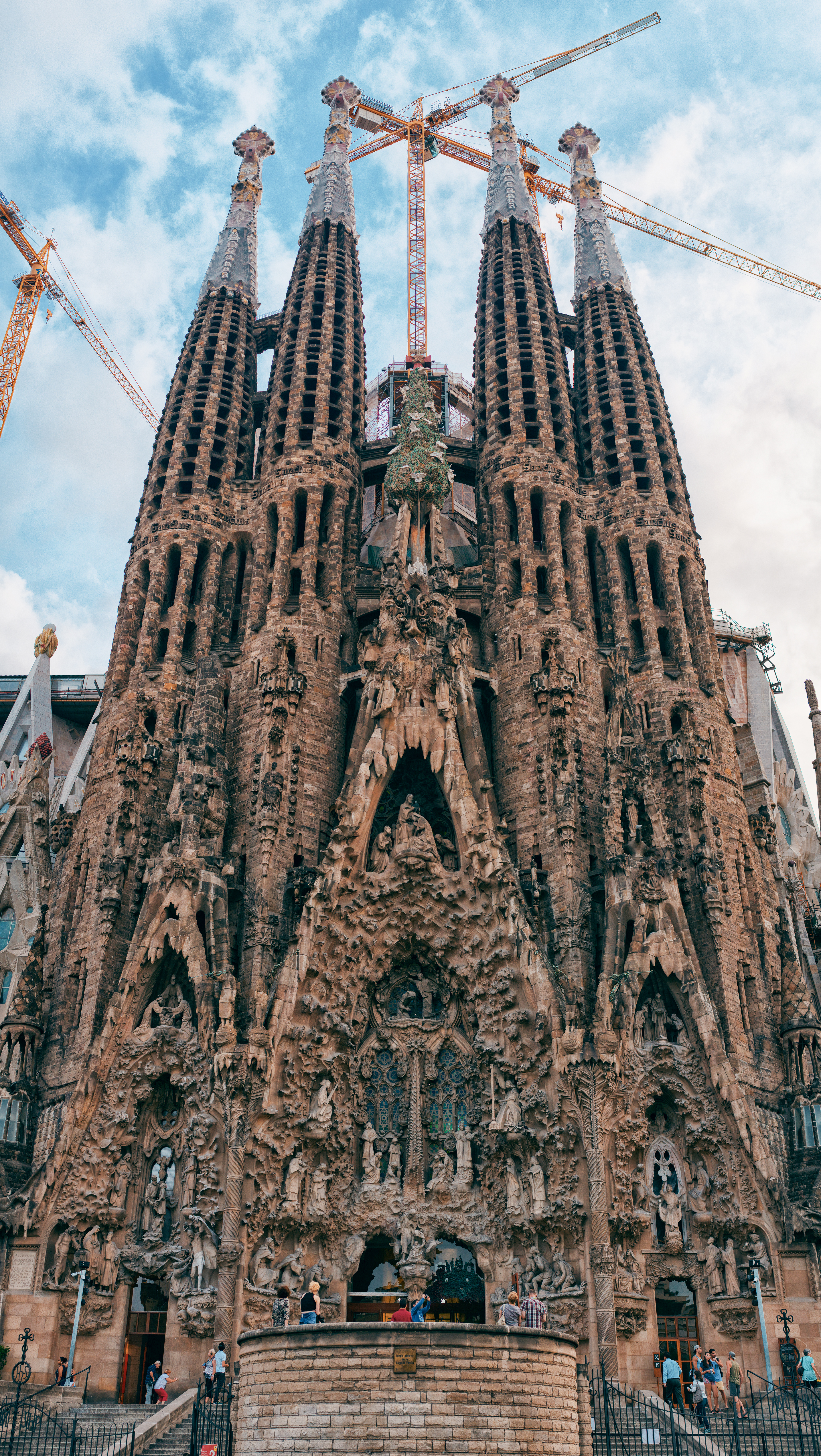 La Sagrada Familia - the cathedral designed by Gaudi