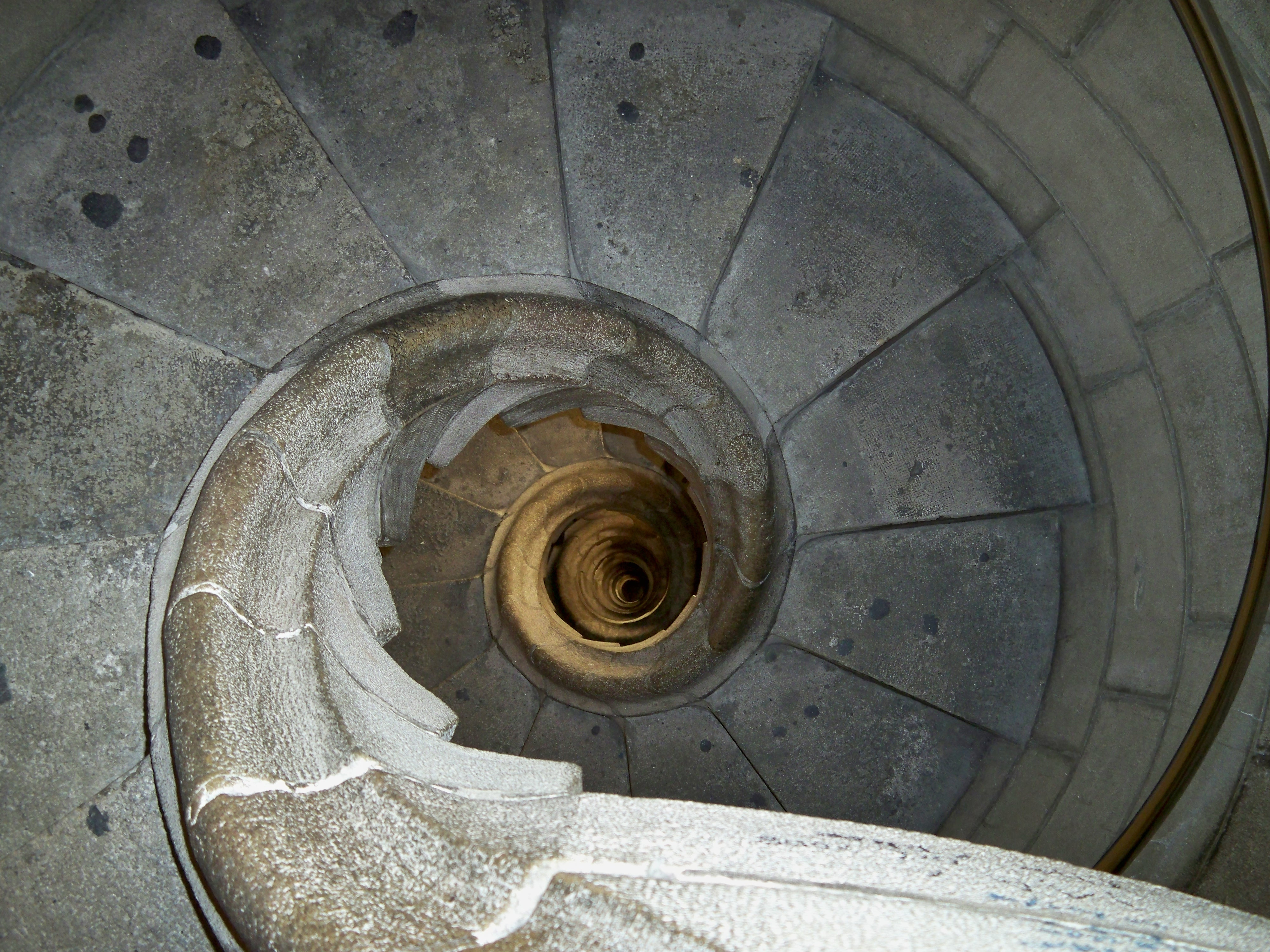An image showing a spiral stairwell
