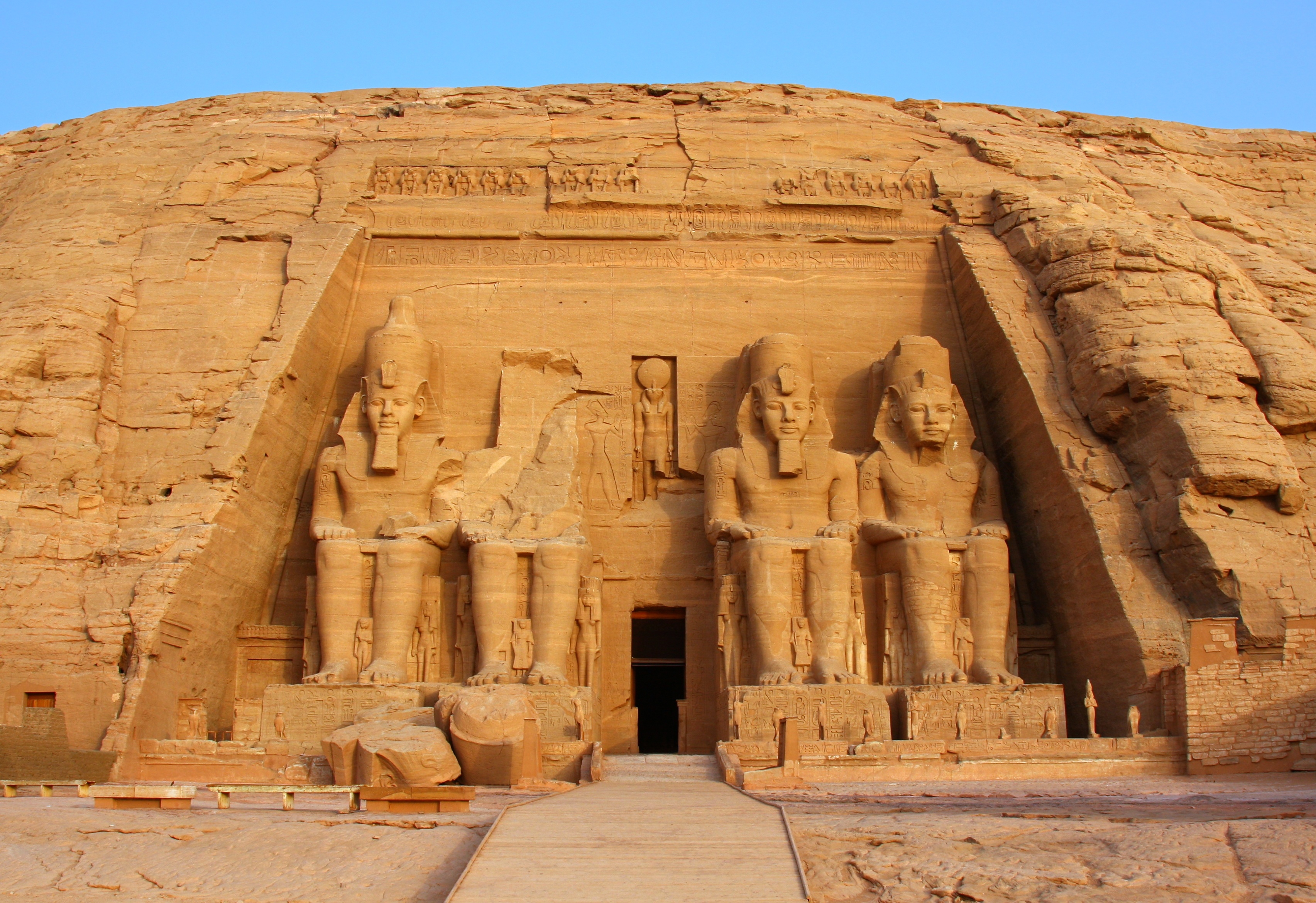 The temple of Abu Simbel in Egypt