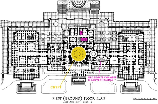 US_Capitol_first_floor_plan_1997_105th-congress-1