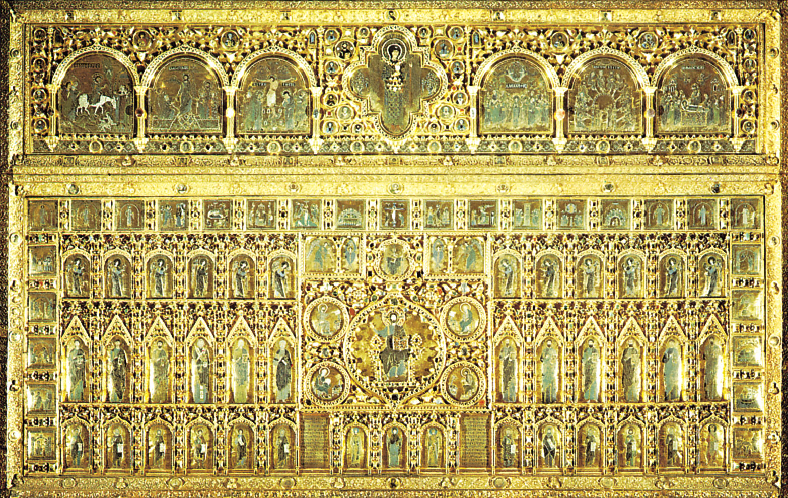 altar-screen-Pala-dOro-cloisonne-enamel-additions