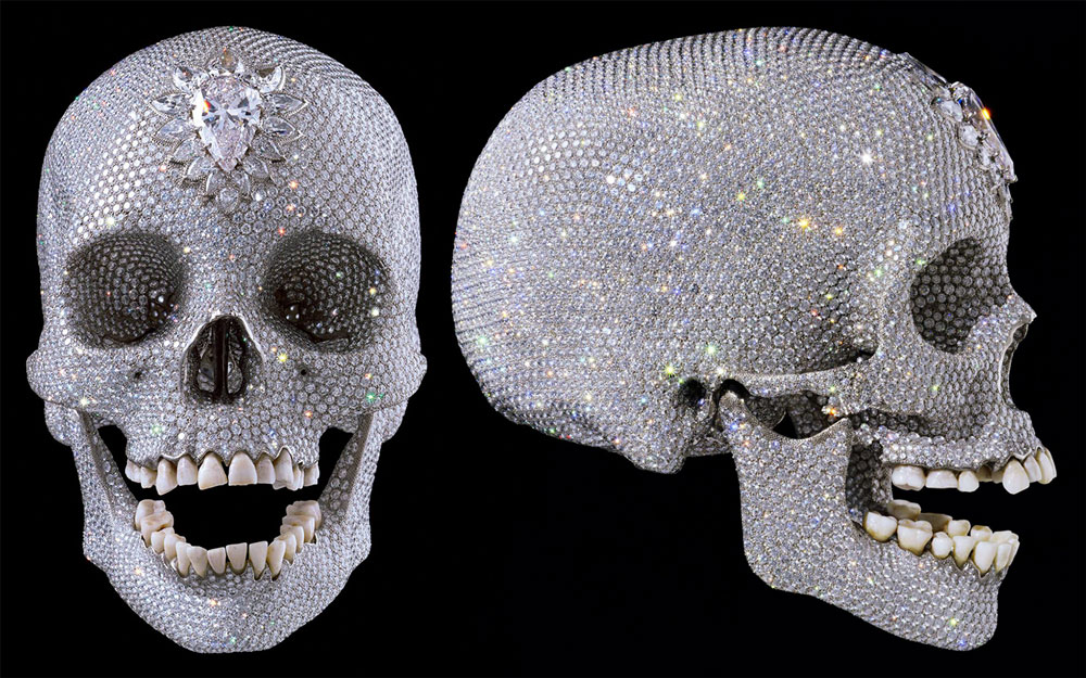 damien-hirst-diamond-set-skull-for-the-love-of-god-bentley-skinner-jewellery-shop-in-london