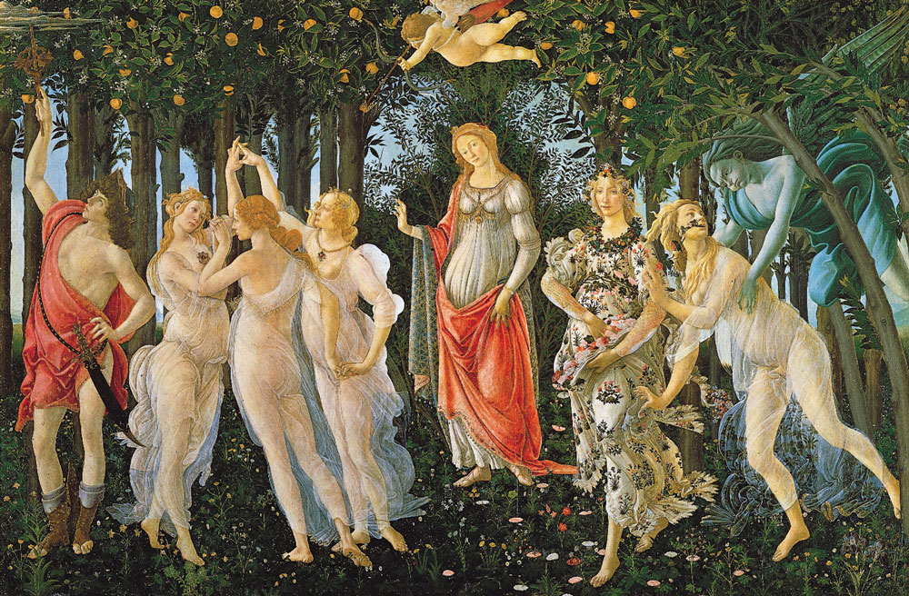 Plate-tempera-wood-The-Primavera-Sandro-Botticelli
